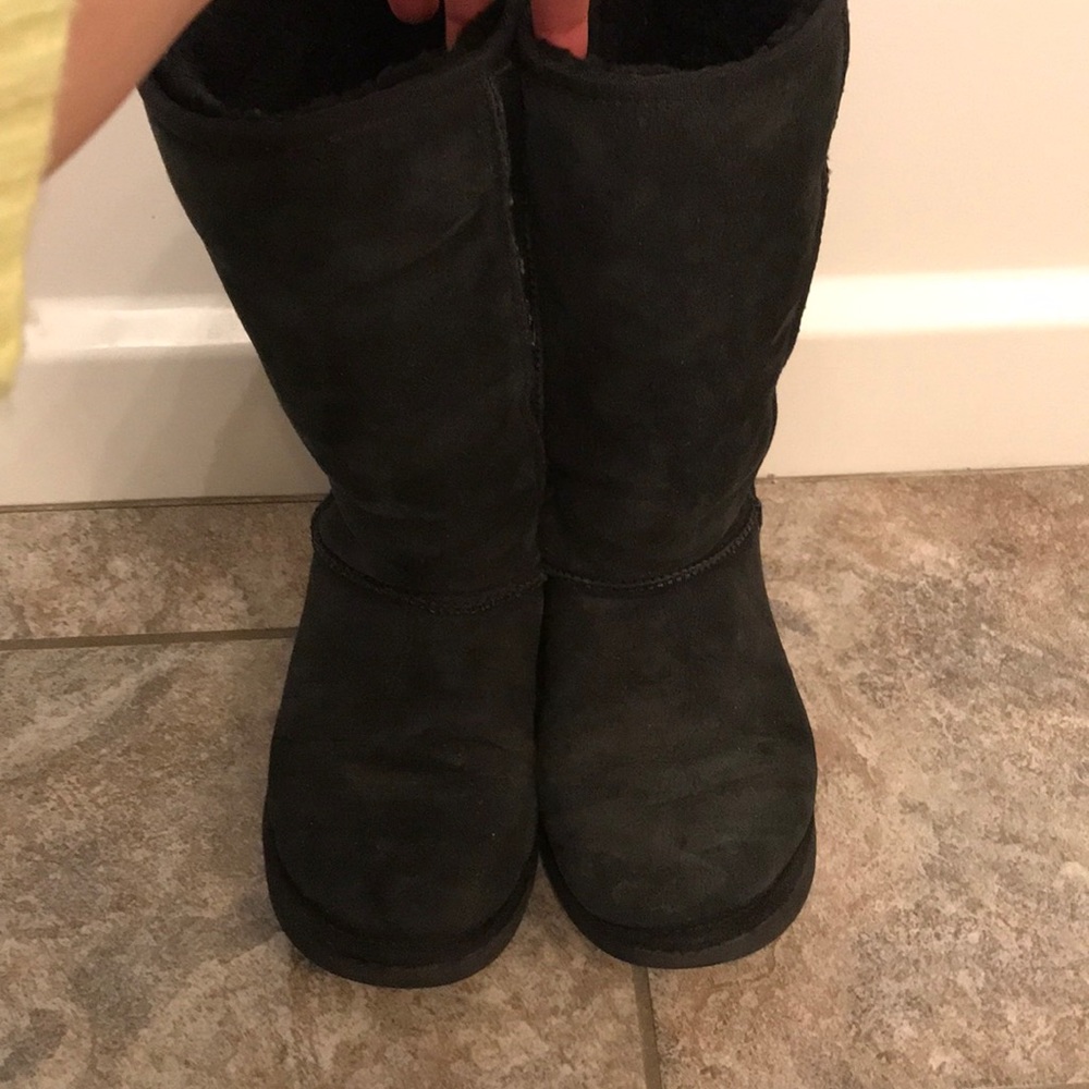 Tall classic UGG boot black used